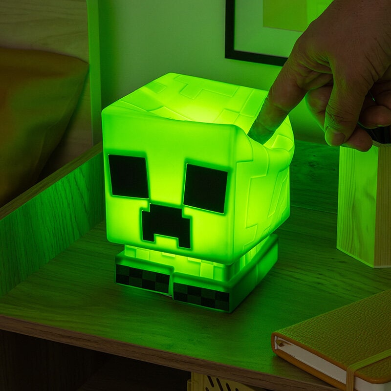 Minecraft - Creeper Lampe Silikon 15 cm