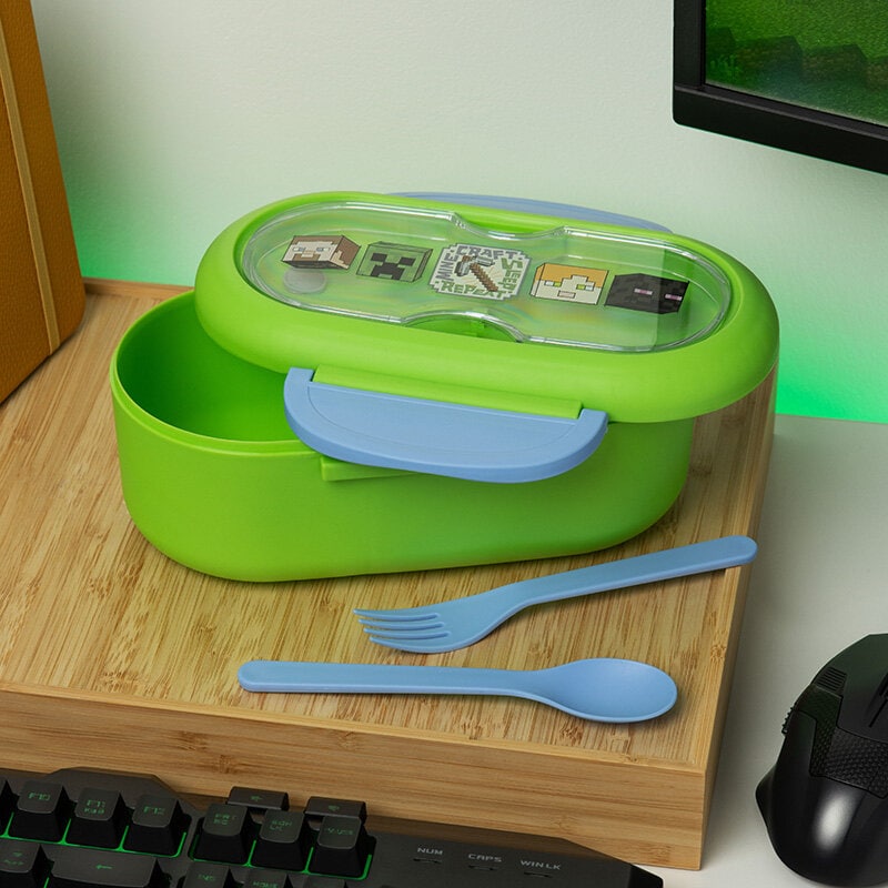Minecraft - Bento-Box mit Besteck