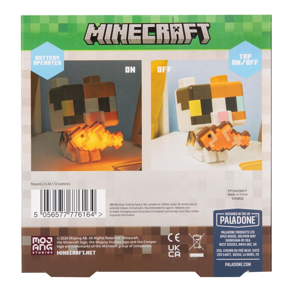 Minecraft Katze GloBuddies Lampe