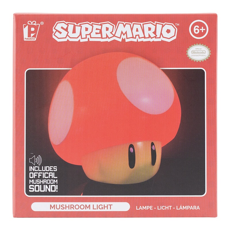 Super Mario - Mushroom Lampe mit Ton