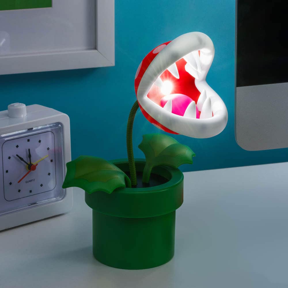 Super Mario Bros - Mini Piranha Pflanze Verstellbare Lampe