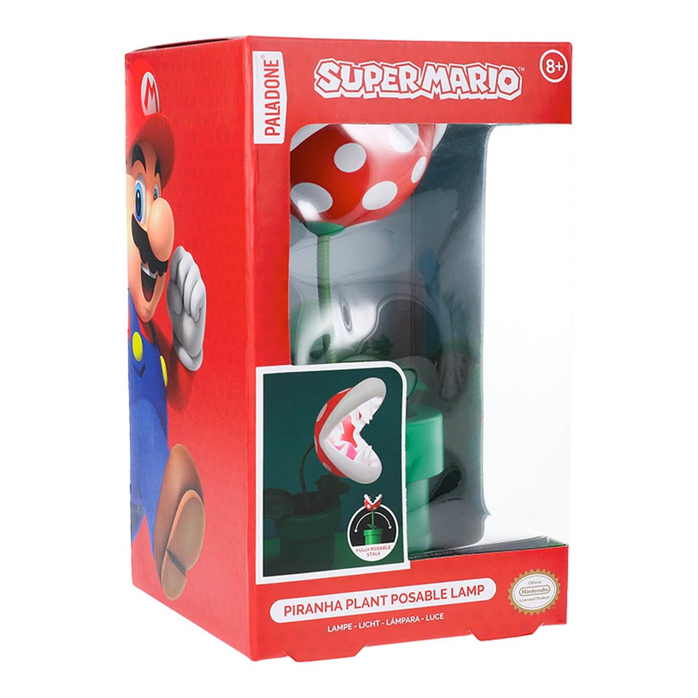 Super Mario Bros - Mini Piranha Pflanze Verstellbare Lampe
