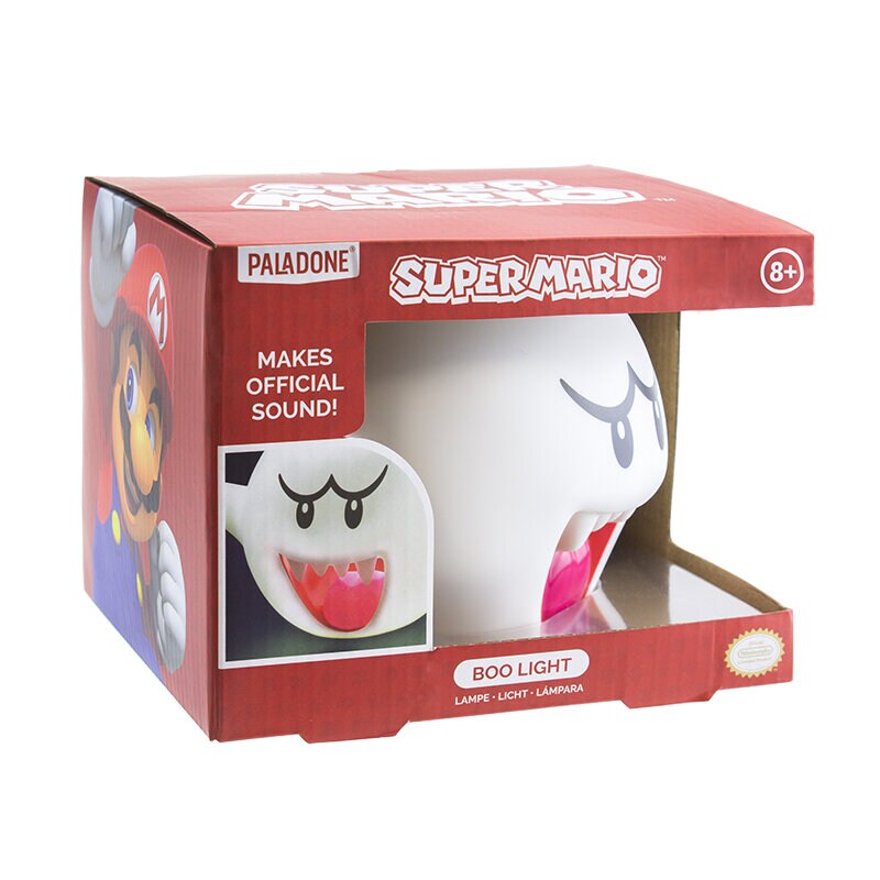 Super Mario - Boo Lampe mit Ton