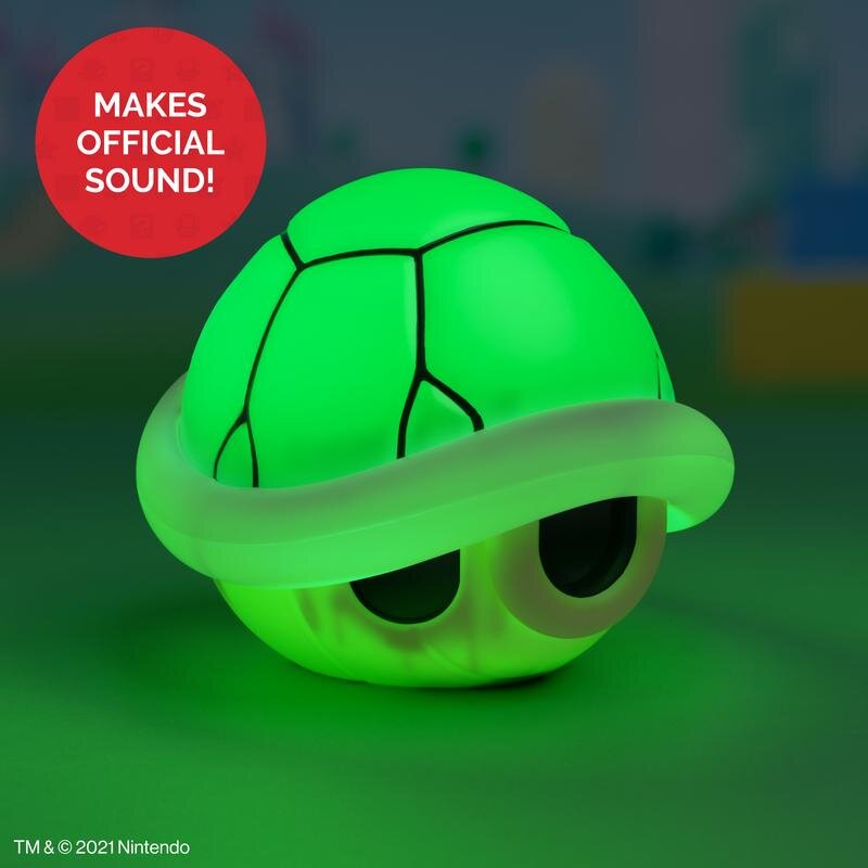 Super Mario - Lampe Green Shell mit Soundeffekten