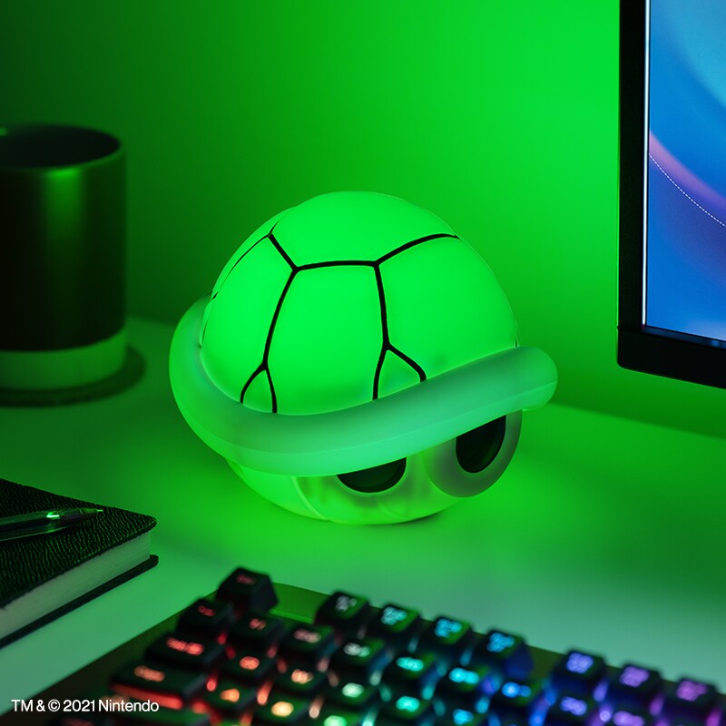 Super Mario - Lampe Green Shell mit Soundeffekten