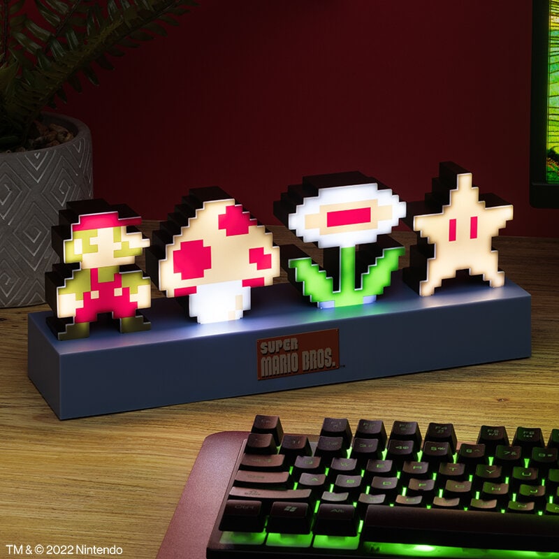 Super Mario Bros - Lampen-Retro-Ikonen