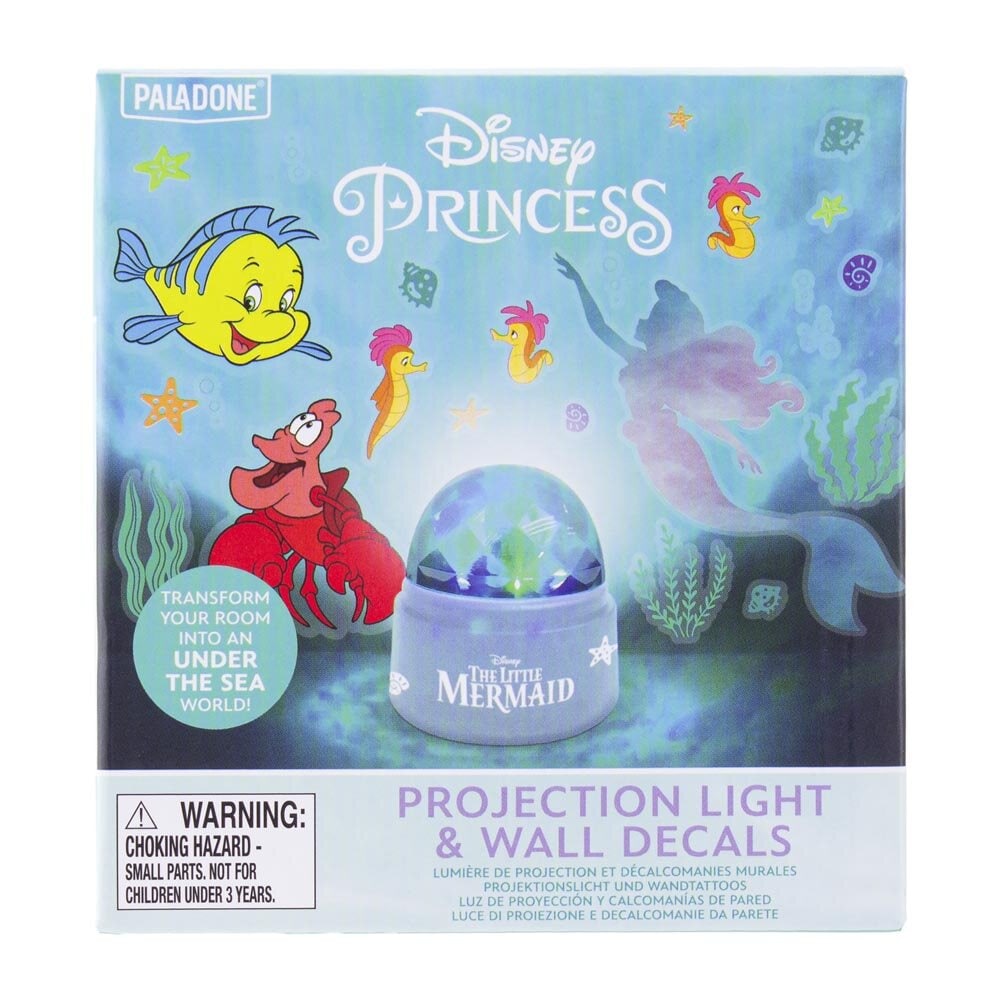 Die kleine Meerjungfrau - Lampe mit Projektor und Stickern