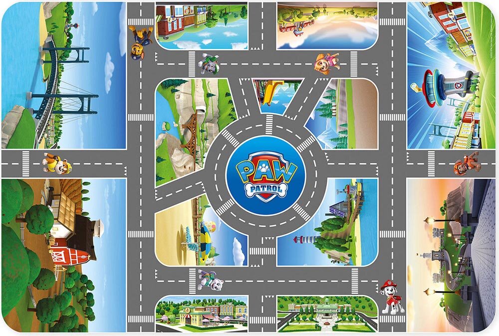 Spielmatte Paw Patrol Stadtleben 75 x 112 cm