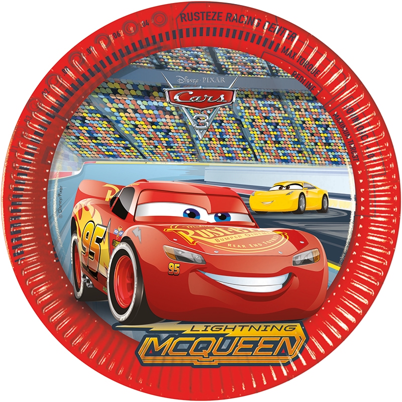 Disney Cars 3 - Teller 8er-Pack