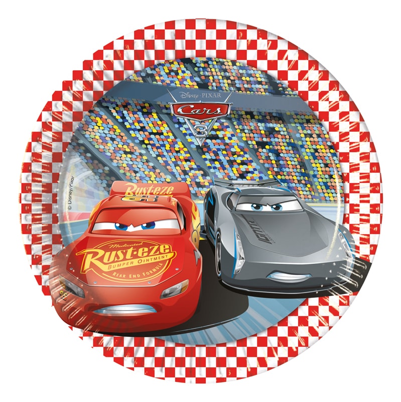Disney Cars 3 - Kuchenteller 8er-Pack