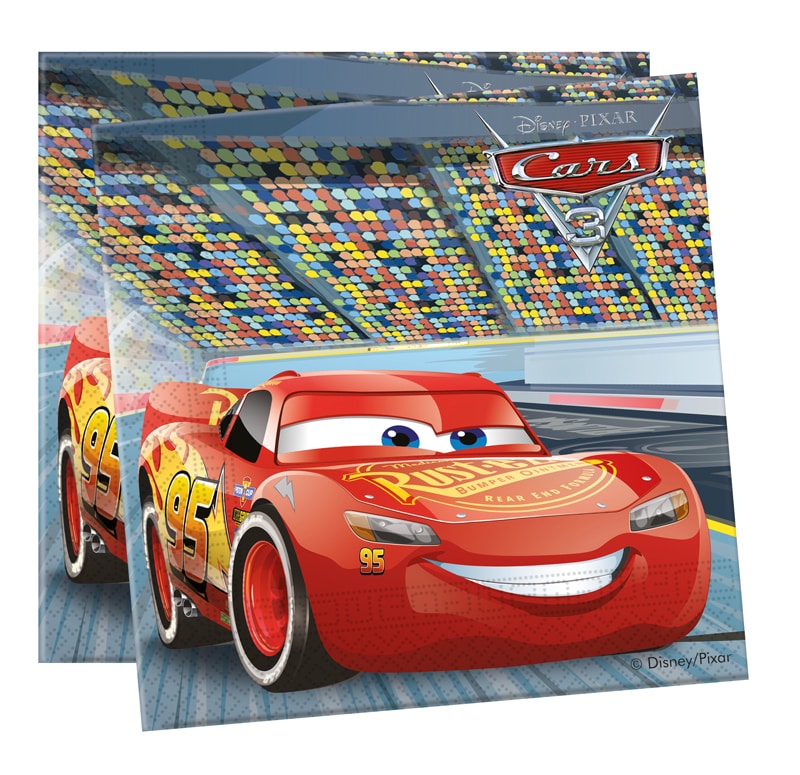 Disney Cars 3 - Servietten 20er-Pack