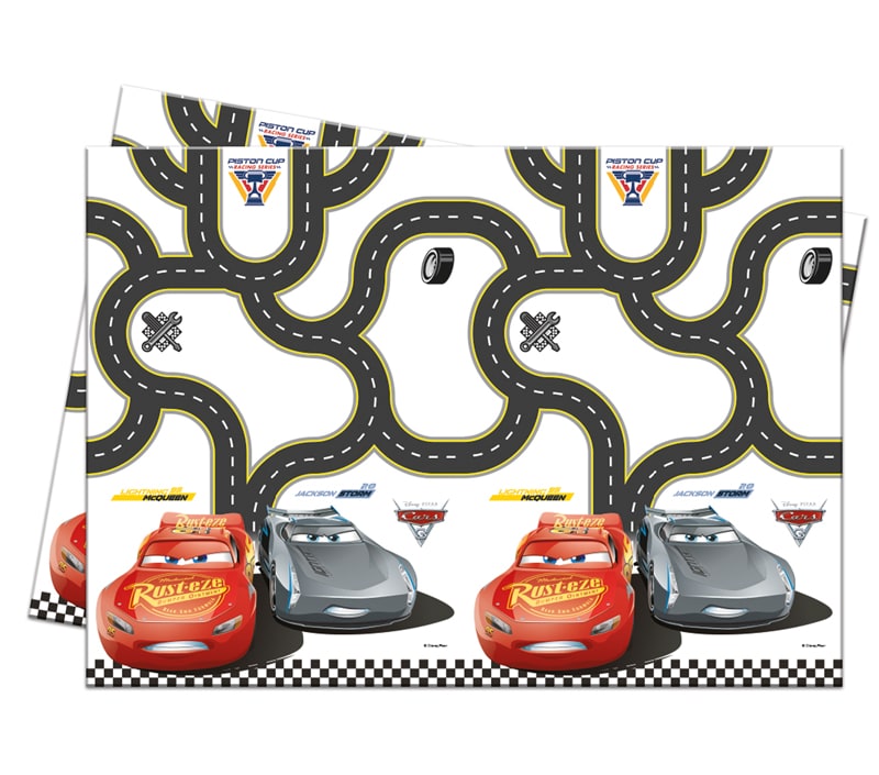 Disney Cars 3 - Tischdecke 120 x 180 cm