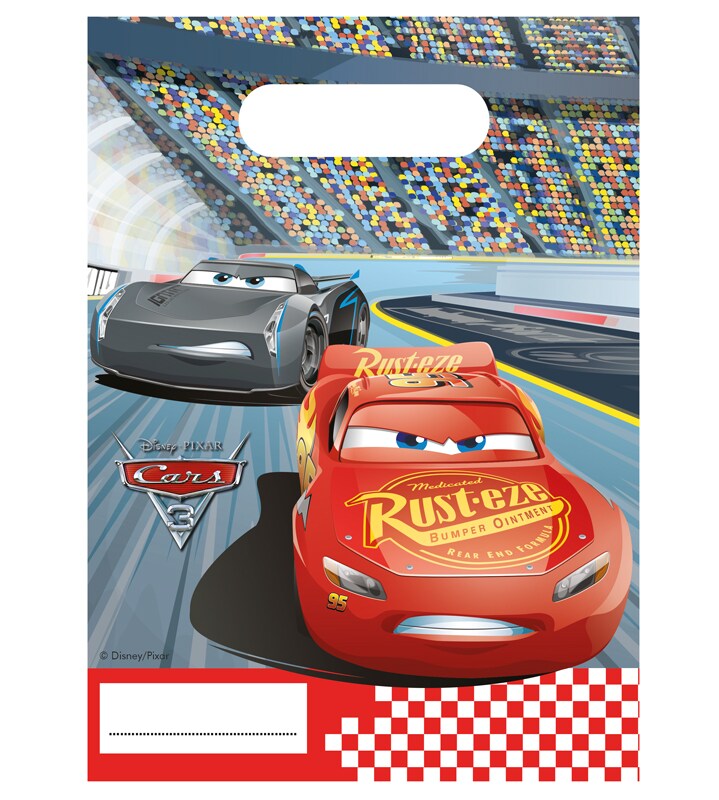 Disney Cars 3 - Geschenktüten 6er-Pack