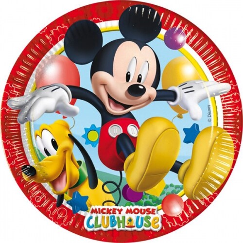 Mickey Maus Wunderhaus – Teller 8er-Pack