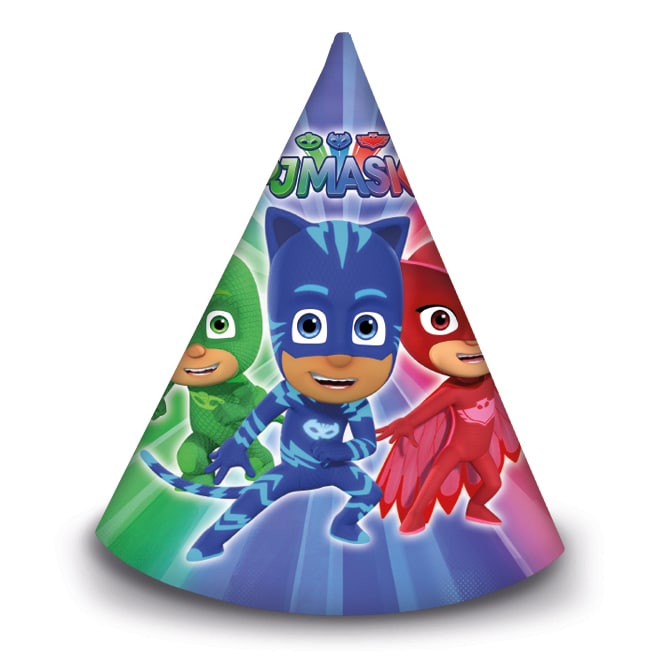 PJ Masks - Partyhüte 6er-Pack