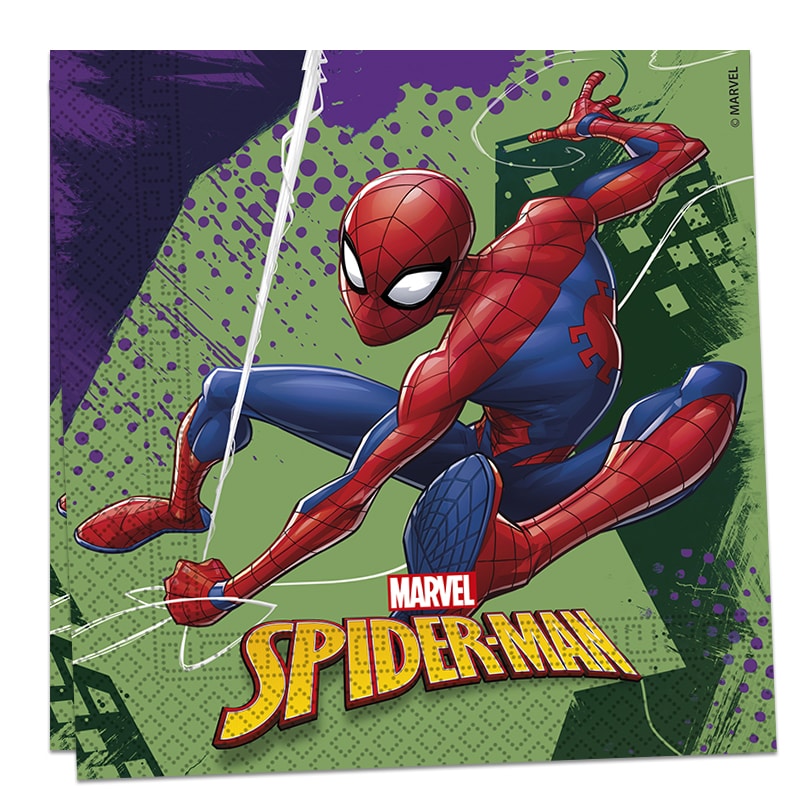 Spiderman Team Up - Servietten 20er Pack