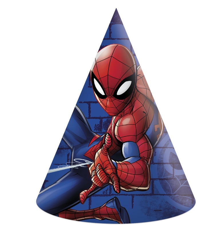 Spiderman Team Up - Partyhüte 6er Pack