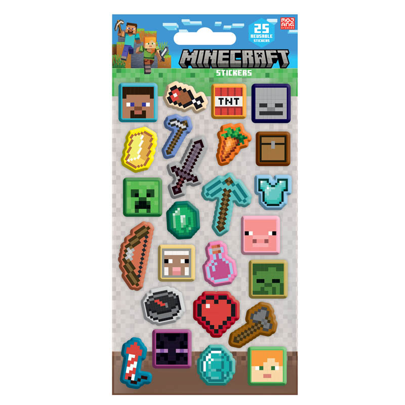 Minecraft Sticker 25er-Pack