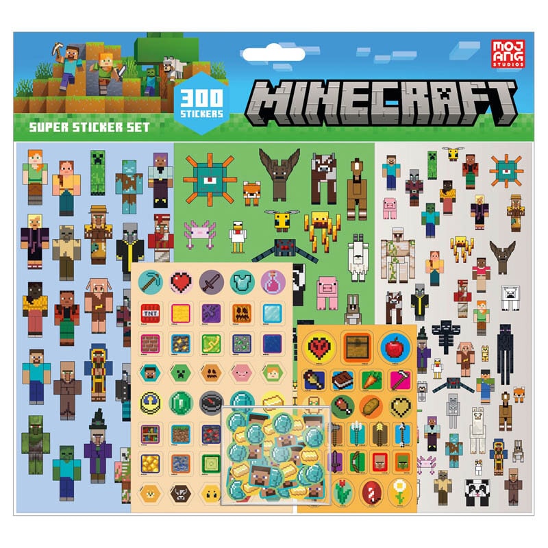 Minecraft Großen Stickerset