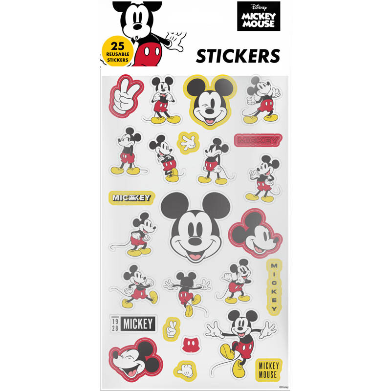 Micky Maus Sticker 25er-Pack | Kidspartystore