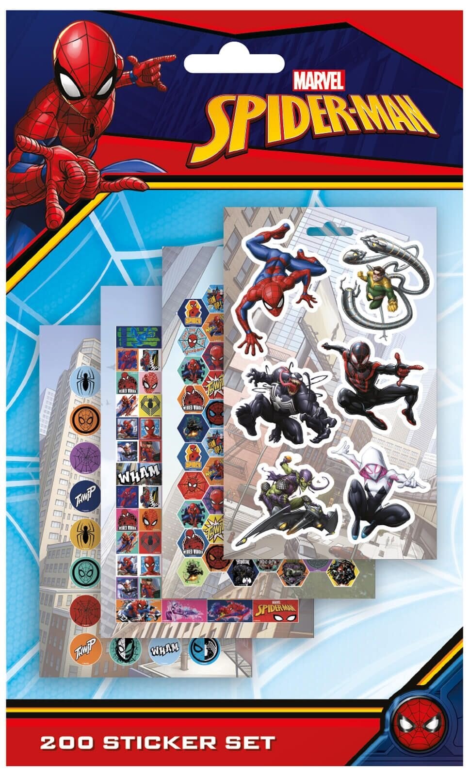 Spiderman - Stickerbogen 200er-Pack