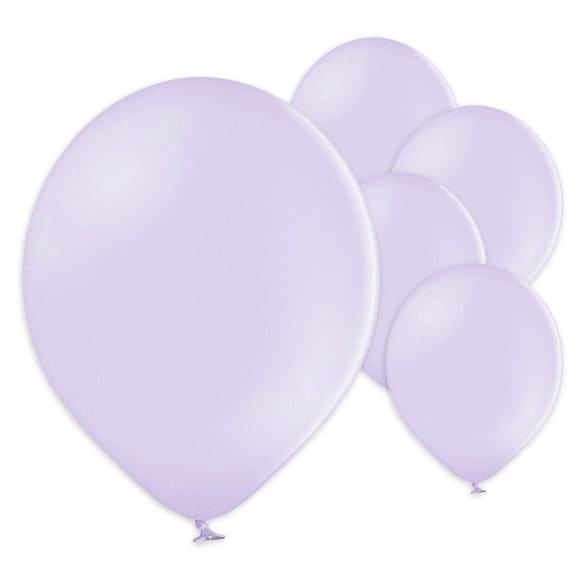 Luftballons in hellvioletter Pastellfarbe 50er Pack