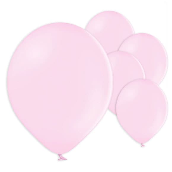 Luftballons Hellrosa 30 cm, 50er-Pack