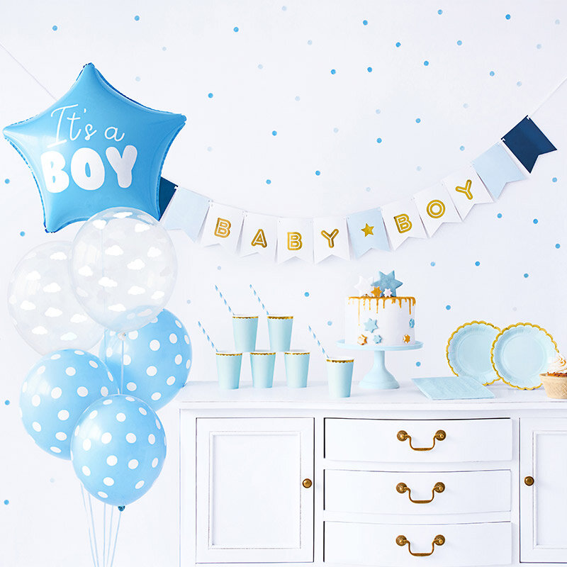 Babyparty-Set - "It's a boy" 49-teilig