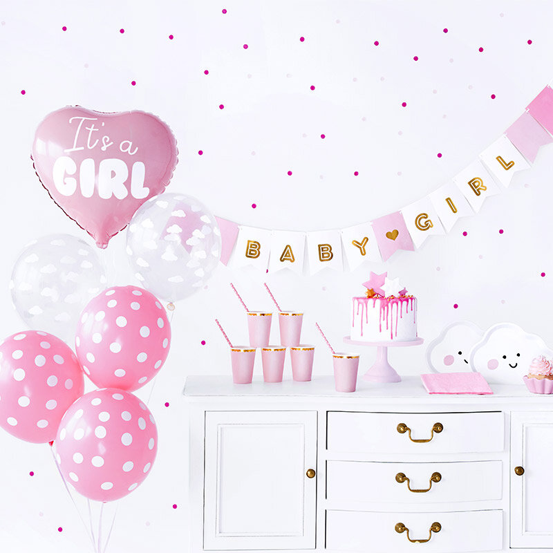 Babyparty-Set - "It's a girl" 49-teilig