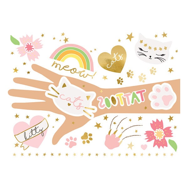 Tattoos - Catmix 12er-Pack