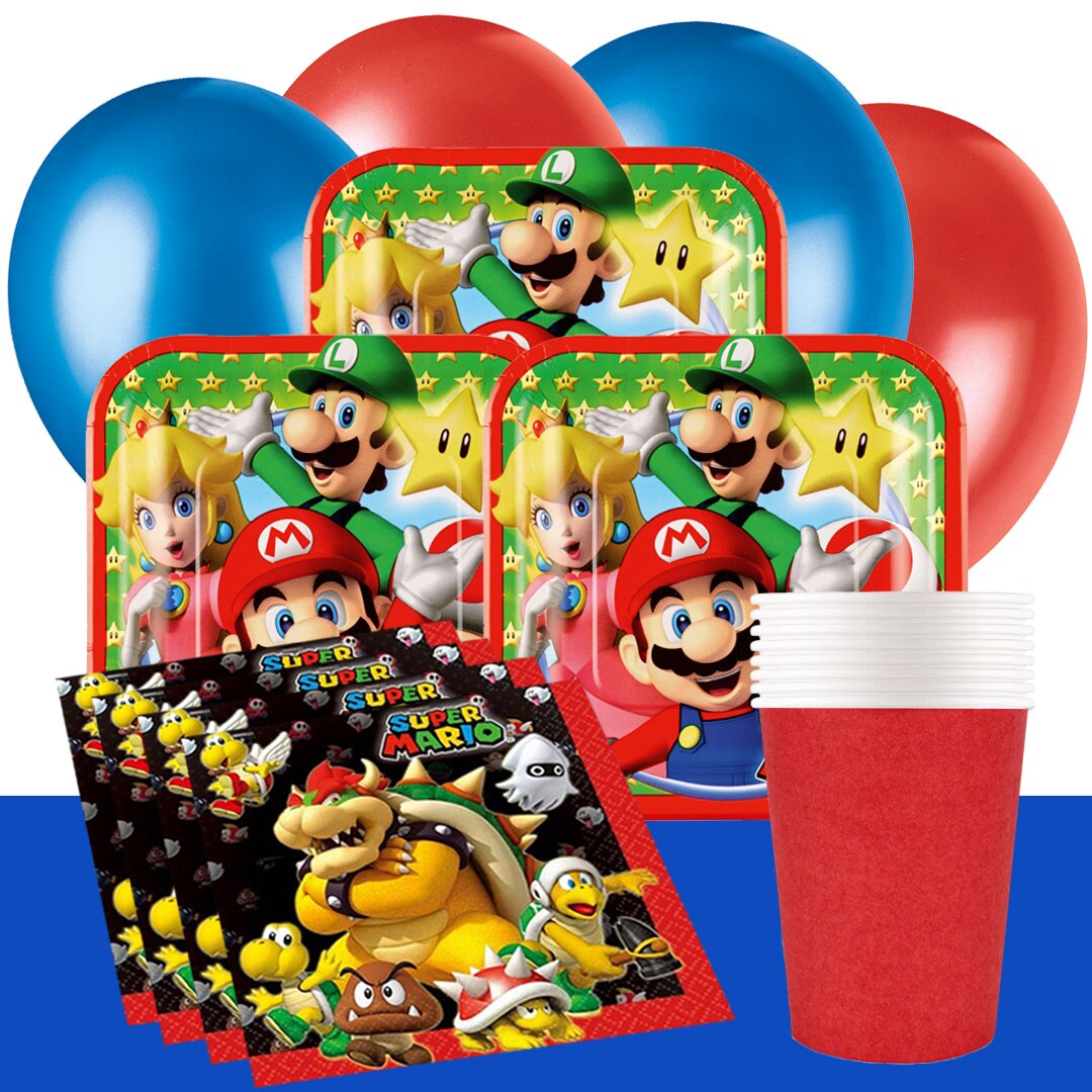 Super Mario - Partyset 8-24 Personen