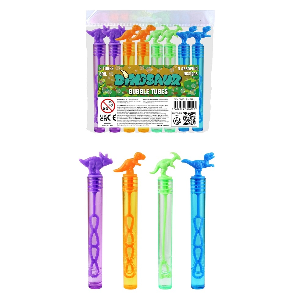 Seifenblasen Dinosaurier 8er-Pack