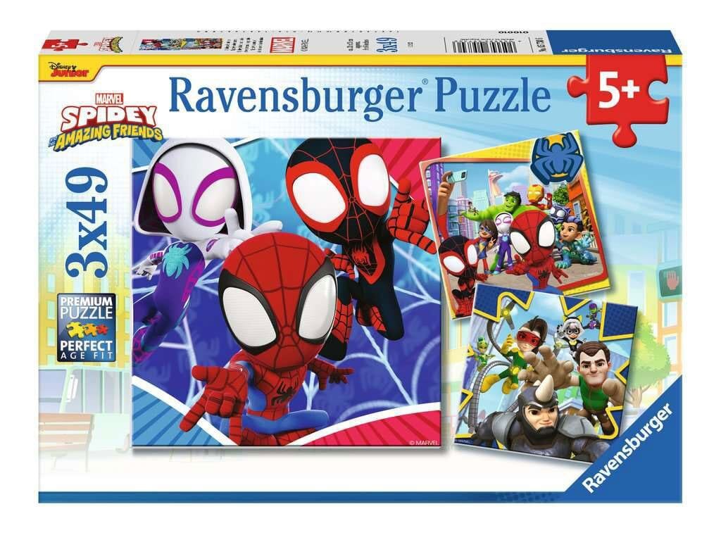 Ravensburger Puzzle - Spidey And His Amazing Friends 3x49 Teile