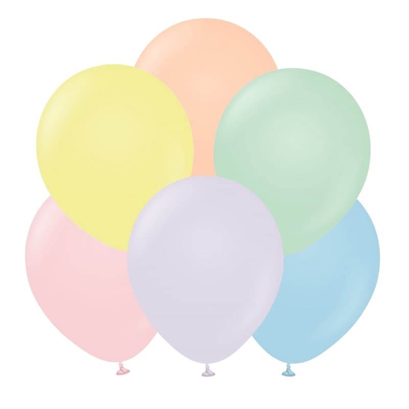Luftballons - Pastellfarben 30 cm 10er-Pack