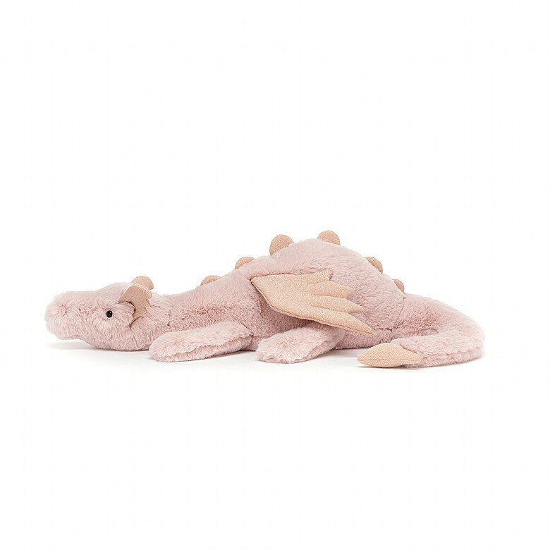 Jellycat - Liegender rosa Drache 50 cm