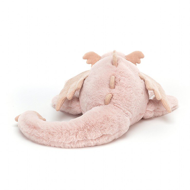 Jellycat - Liegender rosa Drache 50 cm