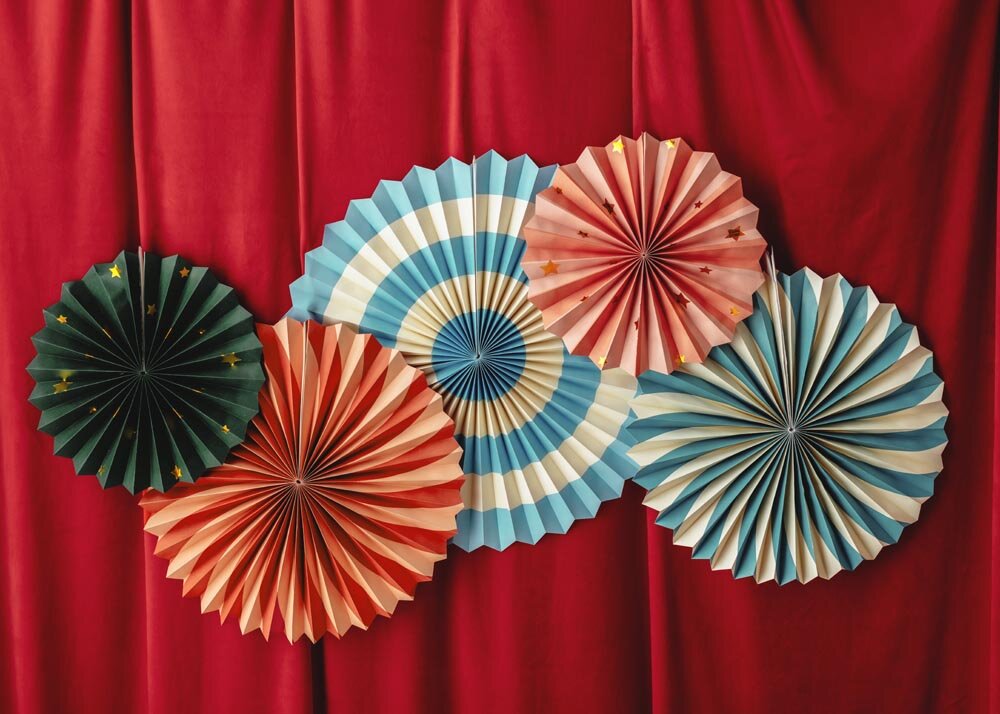 Zirkus Dekorationsrosetten 26-43 cm