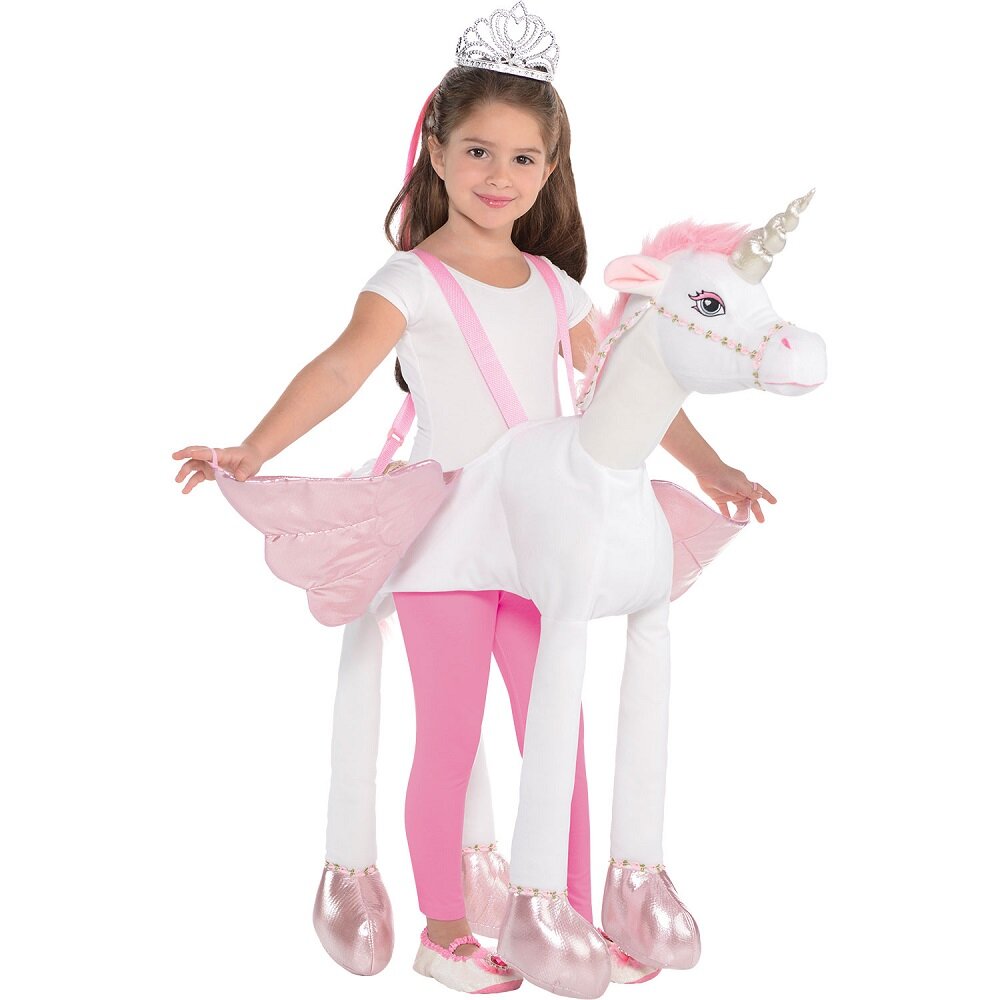 Einhorn Ride-on Kinderkostüm mit Ton- und Lichteffekten 3-8 Jahre