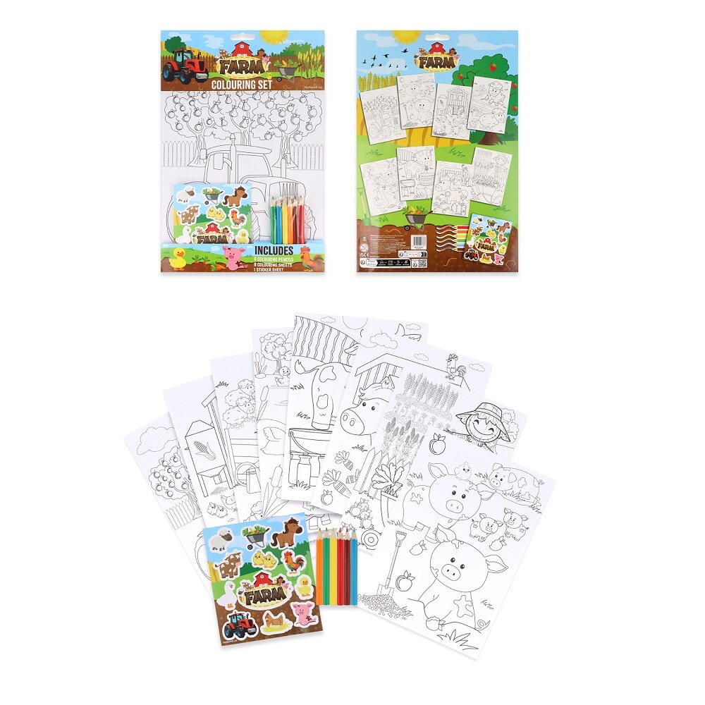 Bauernhof Tiere Malset