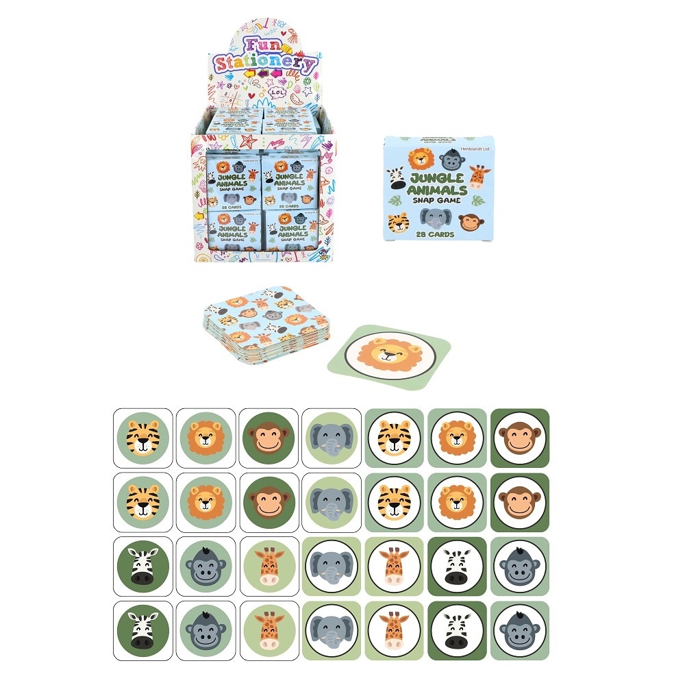 Safari-Tiere kleines Memory-Spiel
