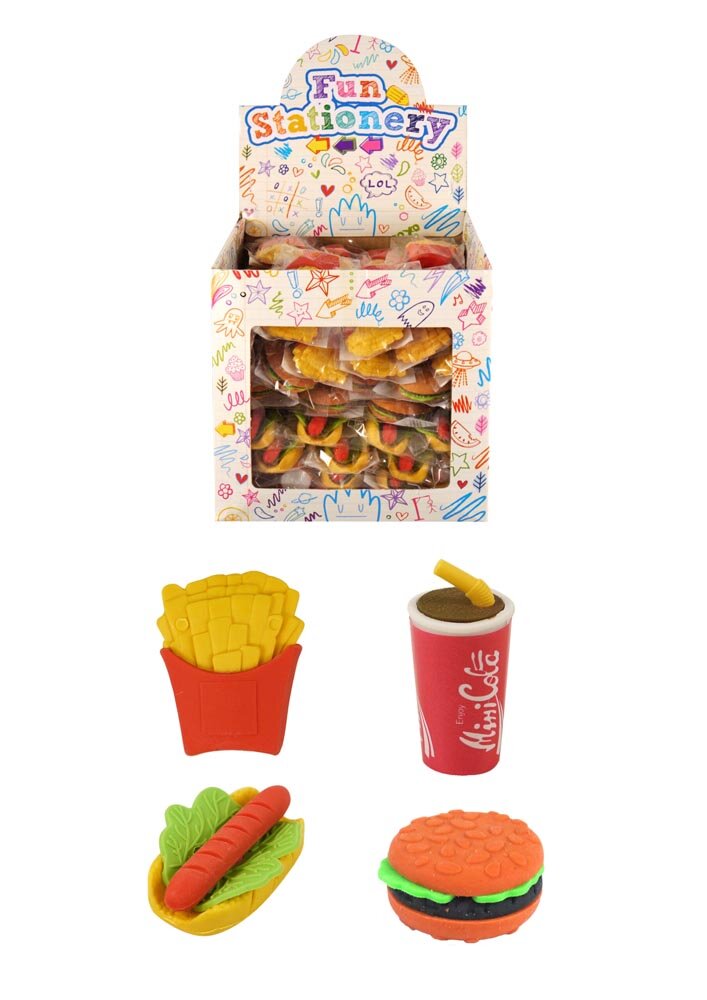 Radiergummi Fast Food 4 cm