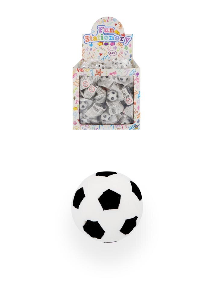 Radiergummi 3D Fußball 2,3 cm