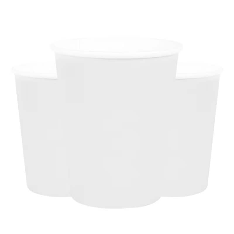 Pappbecher 250 ml - Weiß 10er-Pack