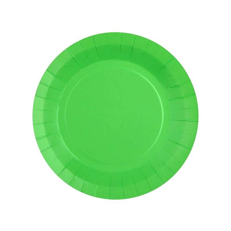 Kuchenteller 17,5 cm - Grün 10er-Pack