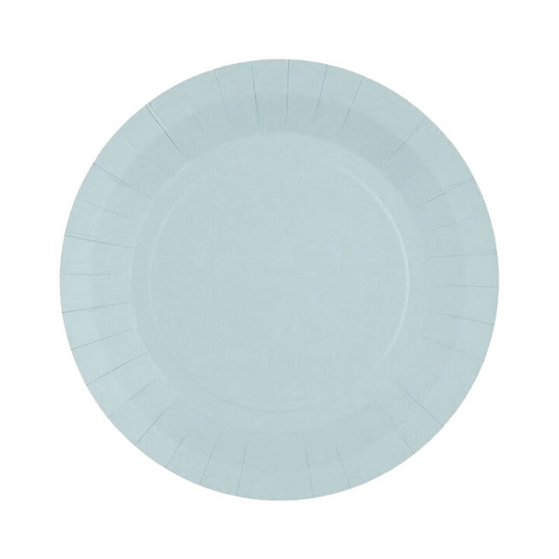 Kuchenteller 17,5 cm - Hellblau 10er-Pack