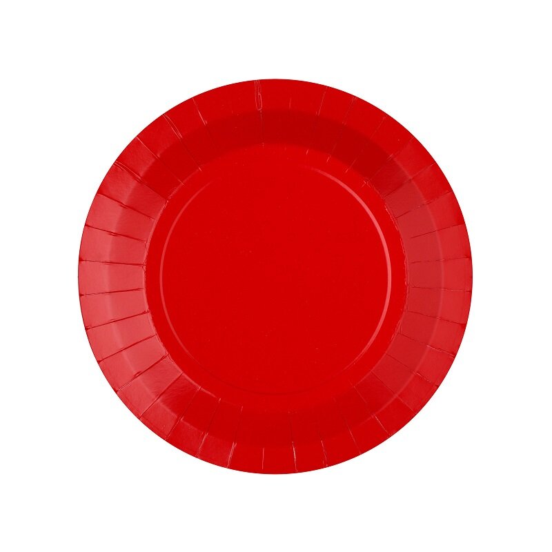 Kuchenteller 17,5 cm - Rot 10er-Pack