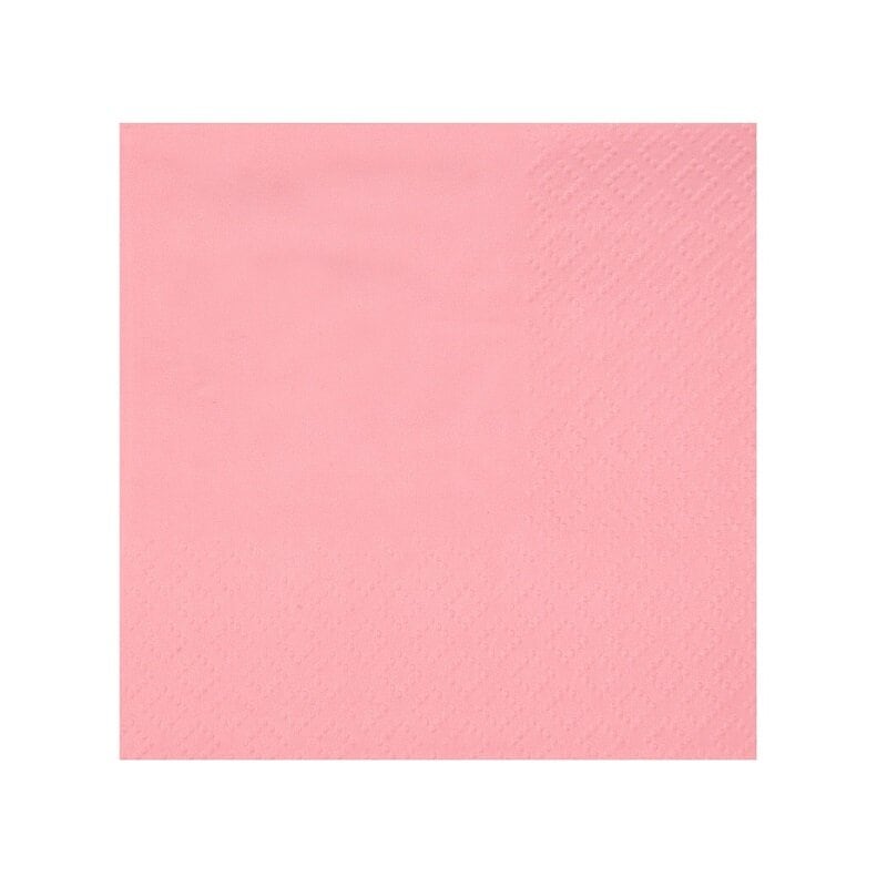 Cocktailservietten - Rosa 25er-Pack