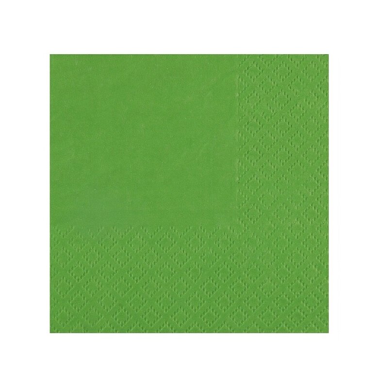 Cocktailservietten - Grün 25er-Pack