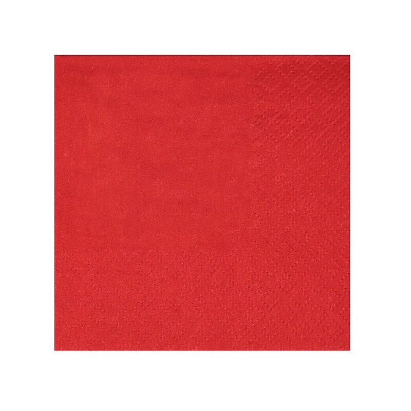 Cocktailservietten - Rot 25er-Pack