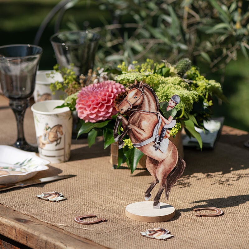 Champion Horse - 2D Tischdekoration aus Holz 20 cm